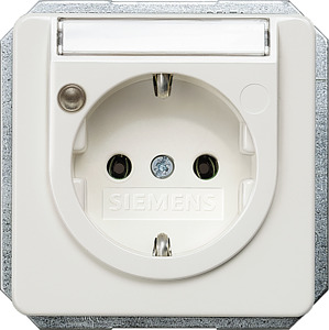 SCHUKO-Steckdose 16A DELTA profil titanweiss Betriebsan.
