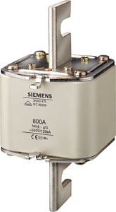 NH4-Sicherungseinsatz 630A GL/GG 500VAC 440VDC mit Stirnmelder