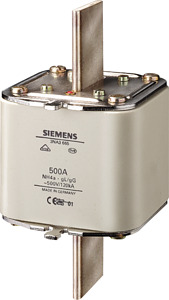 NH4A-Sicherungseinsatz 500A GL/GG 500VAC 440VDC mit Stirnmelder