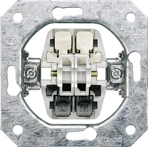 DELTA UP-Jalousietaster 10A elektr. verriegelt o.Krallen 250V