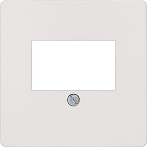 Abdeckplatte TAE-Anschlussdose DELTA i-system titanweiss