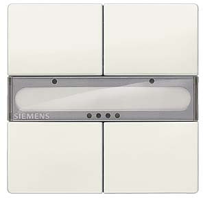 GAMMA instabus Taster 2-fach UP 286/2 DELTA style titanweiss