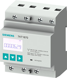 PAC1600: 3 phasig / 80A, Modbus SENTRON Messgerät 7KT PAC1600, 3-phasig,