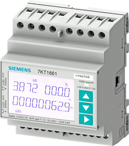 PAC1600: 3 phasig /5A, Modbus SENTRON Messgerät 7KT PAC1600, 3-phasig,