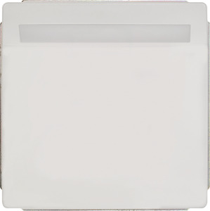 DELTAstyle HotelCard-Schalter titanweiss beleuchtet 68x68mm