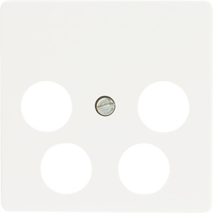 i-sys Abdeckplatte TV/RF/SAT ews 4L DELTA i-system Abdeckplatte für TV/RF/SA