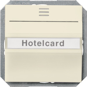 DELTA i-system HotelCard-Schalter elektro-ws beleuchtet 55x55mm