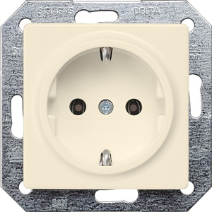 SCHUKO-Steckdose 10/16A DELTA i-system elektroweiss