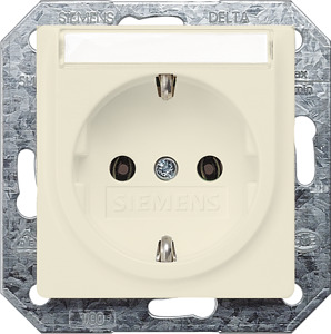 SCHUKO-Steckdose 10/16A DELTA i-system elektroweiss