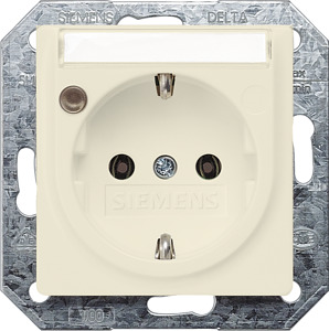 SCHUKO-Steckdose 10/16A DELTA i-system elektroweiss