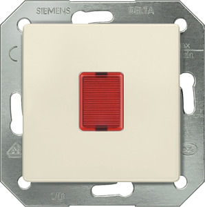 Lichtsignal 250V DELTA i-system elektroweiss Fen.rot