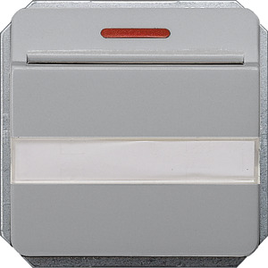 Hotelcard-Schalter beleuchtet DELTA profil mit Fenster silber