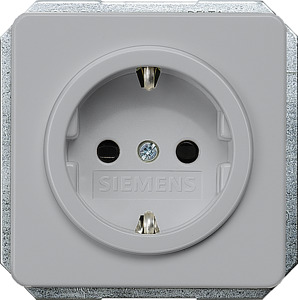 SCHUKO-Steckdose 16A DELTA profil si m. erhöh. Berühr.schutz