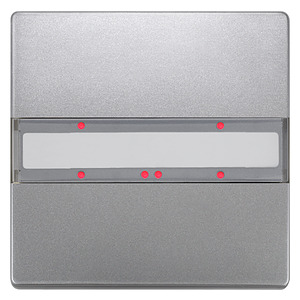 GAMMA instabus Taster 1-fach LED UP 285/3 DELTA style platin-m.