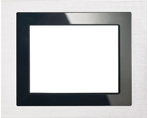 GAMMA instabus Design-Rahmen f.Touch Panel Edelstahl