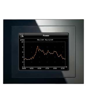 GAMMA instabus Touch Panel 5,7 Zoll UP 588/13 Farb-TFT Display 230V AC