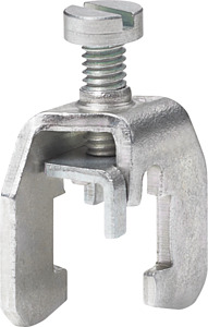 Klemme 1-polig zu Schiene 6x6mm