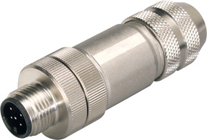 M12-Anschlussstecker Pack=5Stück