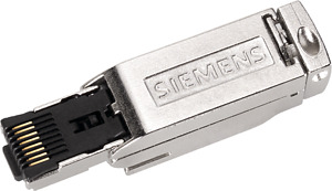 Steckverbinder 10/100/1000 MBit/S RJ45 180° Kabelabgang
