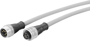 7/8-Zoll Steckleitung 0,3m vorkonfekt. 2x7/8-Zoll Stecker 5-p.