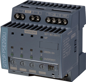 Selektivitätsmodul 24V 4x3A SITOP PSE200U 4-Kanal Summenmeldekontakt