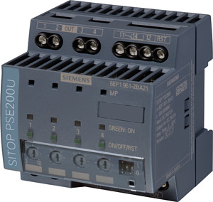 Selektivitätsmodul 24V 4x10A SITOP PSE200U 4-Kanal Summenmeldekontakt