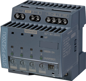 Selektivitätsmodul 24V 4x3A SITOP PSE200U 4-Kanal Summenmeldekontakt