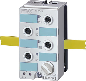 AS-Interface Kompaktmodul K45 A/B-Slave digital 4E IP67 4x1 Eing.