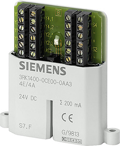Flachmodul 4E/4A AS-Interface PNP 24VDC