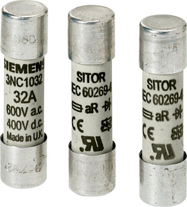 Zylindersicherungseinsatz 10A KM SITOR 14x51mm 690VAC 600VDC aR