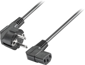 SIMATIC HMI Kaltgerätekabel 90° DC 110/230V Deutschland