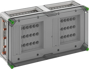 NEOZED-Reitersicherungsgehäuse IP65 640x320x179mm,12x3pol D02 Sicherung