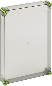 Deckel transparent 440x320x50mm inkl. Schraub. G-Gr.3