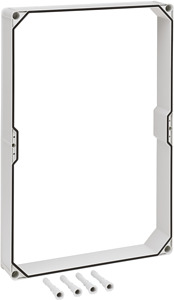 Aufsetzrahmen 640x440x75mm grau