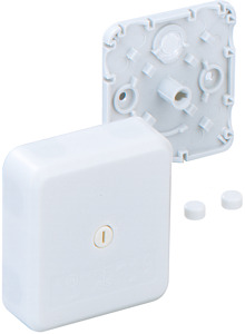 Abzweigdose IP30 max. 2,5mm² IK07 SK II Ui 400VAC VDE hfr