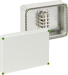 Abzweigkasten IP65 max. 150mm² IK08 SK II UNi=690VAC hfr