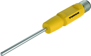 Temperaturerfassung, mit Stromausga ng und einem Transistorschaltausgan