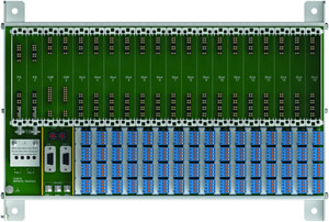 I/O System excom, Zone-2-Modulträge r für 16 Module, PTB 00 ATEX 2194 U