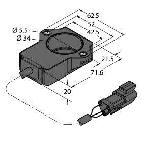 Miniatur Drehgeber, mit Analogausga ng