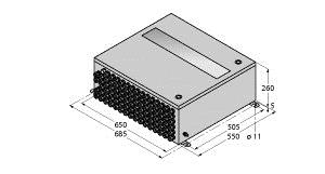 I/O System excom®, 650 x 550 x 260 Systemgehäuse, PTB 16 ATEX 2006