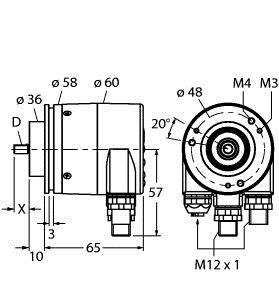 Rotative Messtechnik, Absoluter Dre hgeber / Singleturn