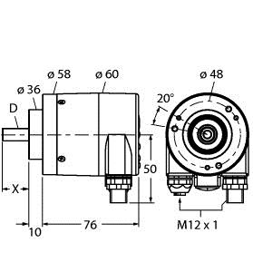 Rotative Messtechnik, Absoluter Dre hgeber / Multiturn