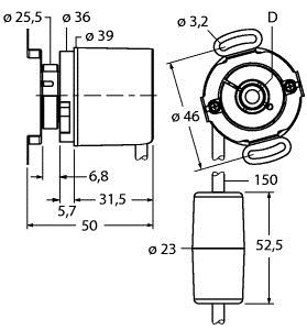 Rotative Messtechnik, Absoluter Dre hgeber / Multiturn