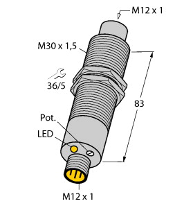 Auswertegerät, für induktiven Senso r bis 250°C, Standard
