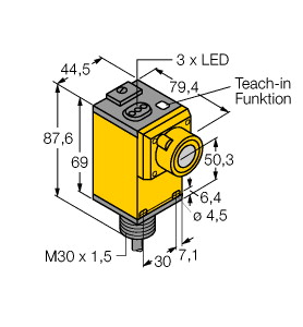 Ultraschallsensor, Reflexionstaster