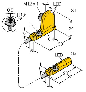 Magnetfeld-Sensor, für Pneumatikzyl inder