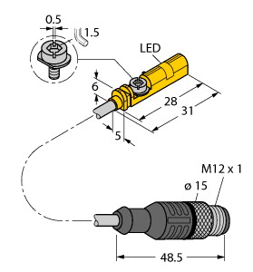 Magnetfeld-Sensor, für Pneumatikzyl inder