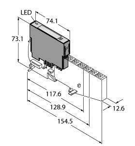 BL20 Elektronikmodul, Anschluss von SSI-Gebern