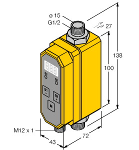 Durchflussmessung, Inline-Sensor mi t integrierter Auswerteelektronik