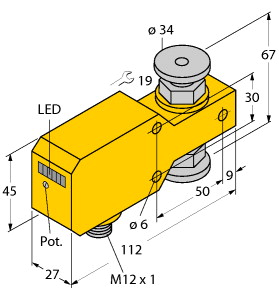 Strömungsüberwachung, Inline-Sensor mit integrierter Auswerteelektroni